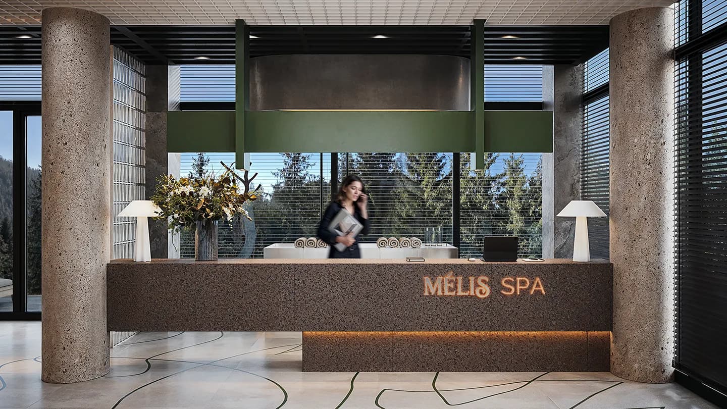 Mélis — інтер'єр готельного комплексу